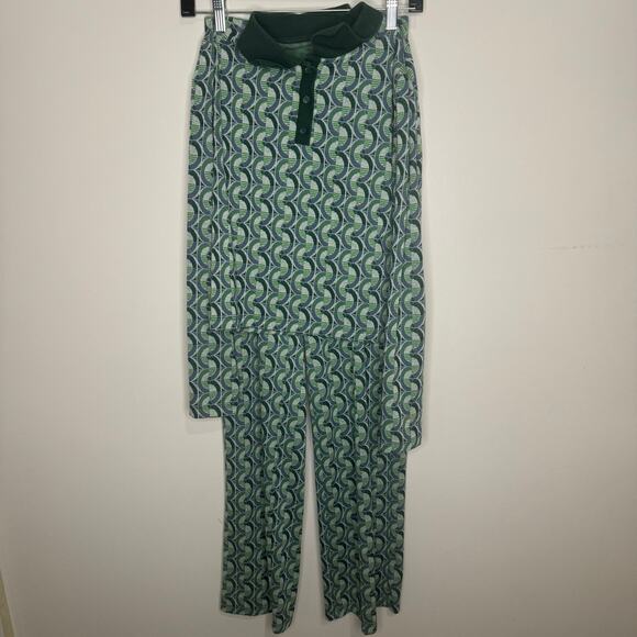 ZARA | Jacquard 2-Piece Pant Set Green Size Small - Picture 4 of 5